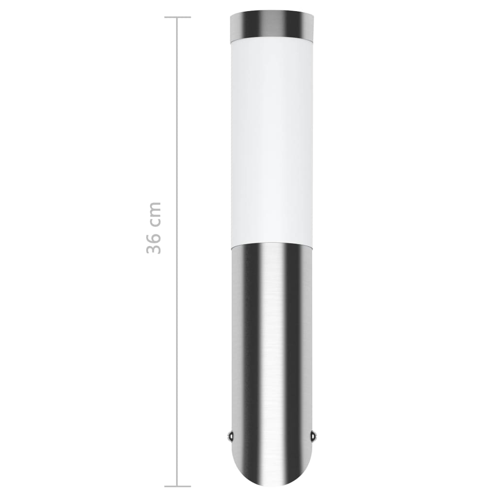 Lampă Rvs Rezistentă La Apă Pentru Interior Și Exterior 6 X 36 Cm