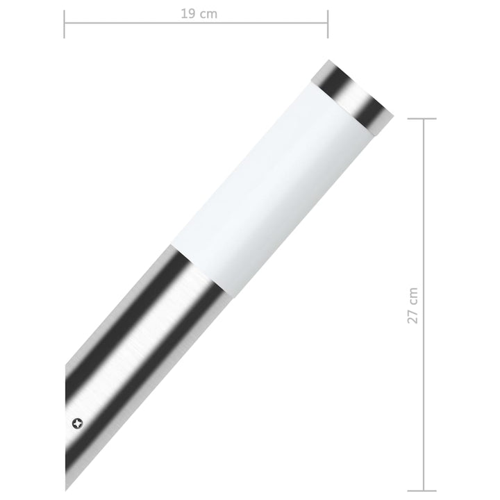 Lampă Rvs Rezistentă La Apă Pentru Interior Și Exterior 6 X 36 Cm