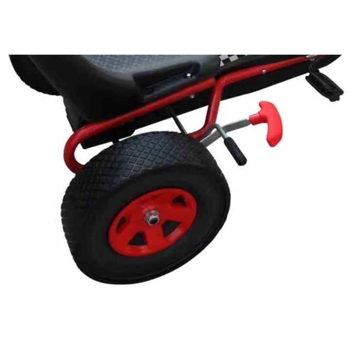 Kart Copii Cu Pedale Și Scaun Reglabil Roșu