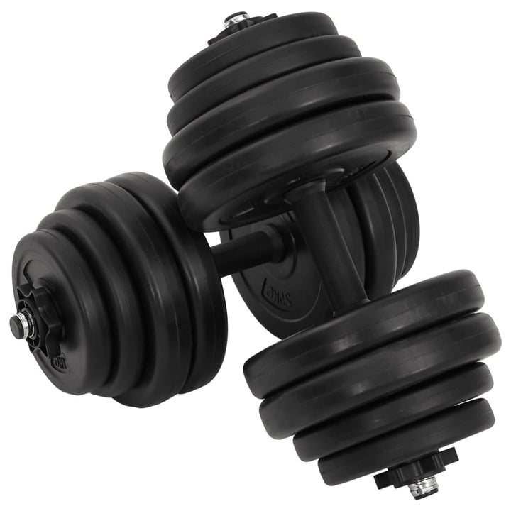 Ganteră Cu Discuri Greutate, 40 Kg