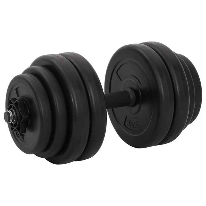 Ganteră Cu Discuri Greutate, 40 Kg