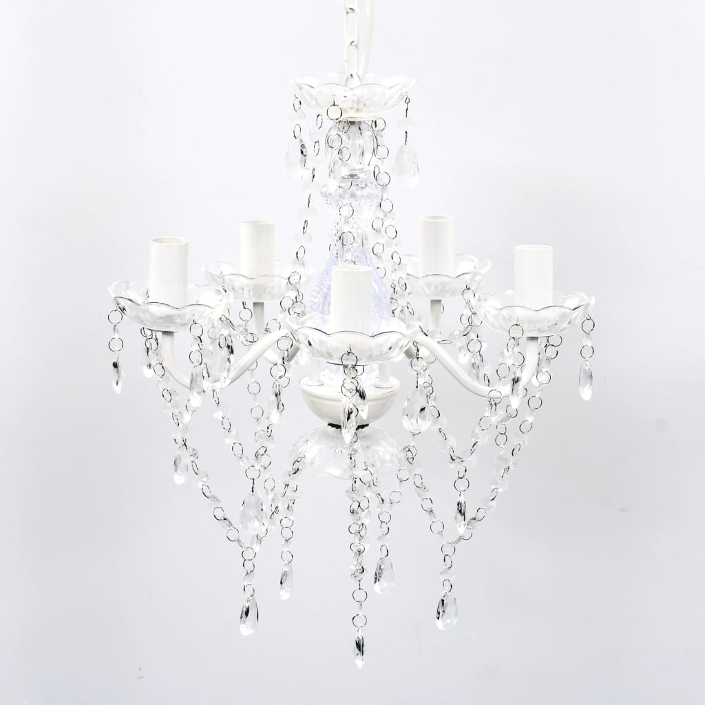 Lustră De Cristal, 5 Becuri,