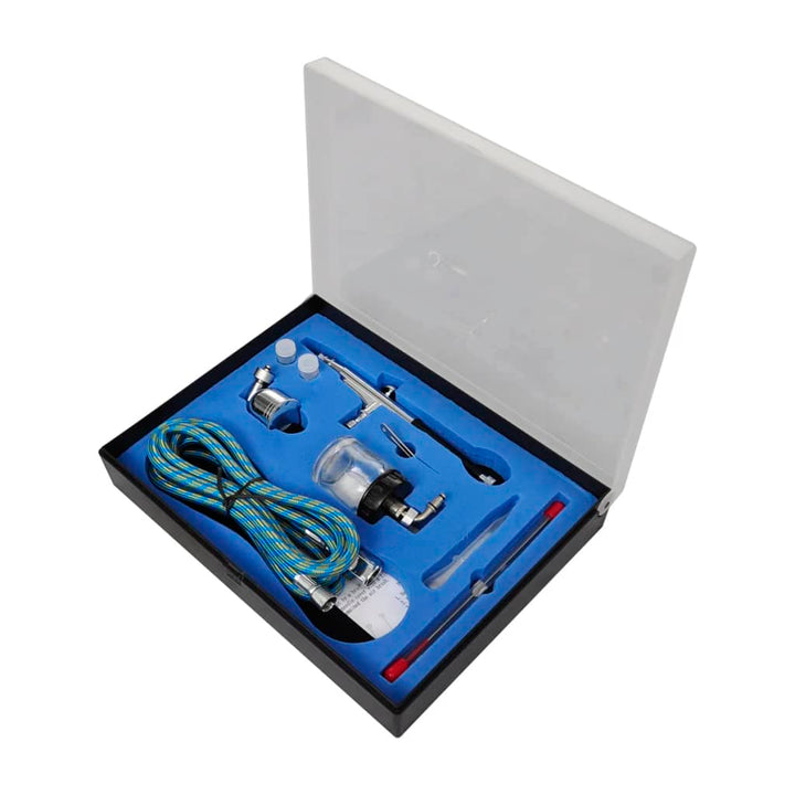 Airbrush Set Compresor Aerograf Cu 2 Pistoale