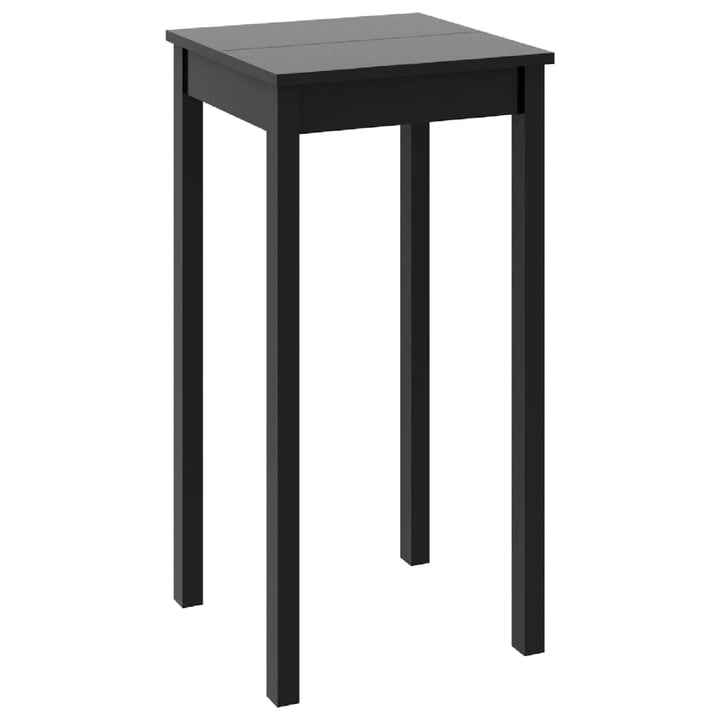 Masă De Bar Din Mdf, Negru, 55 X 55 X 107 Cm