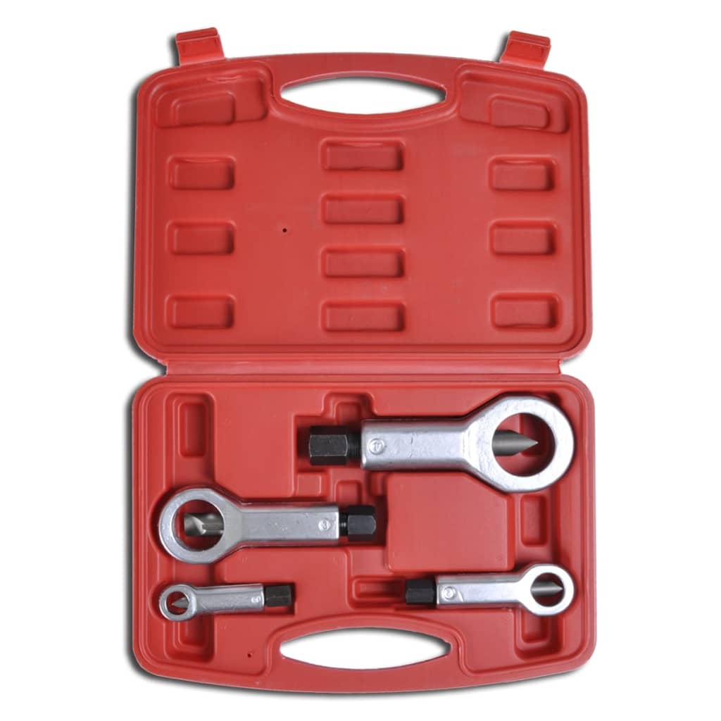 Set Extractor Piulițe 9Mm-27Mm De Îndepărtare Piulițe Rotunjite 4 Buc