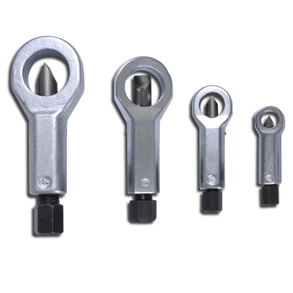Set Extractor Piulițe 9Mm-27Mm De Îndepărtare Piulițe Rotunjite 4 Buc