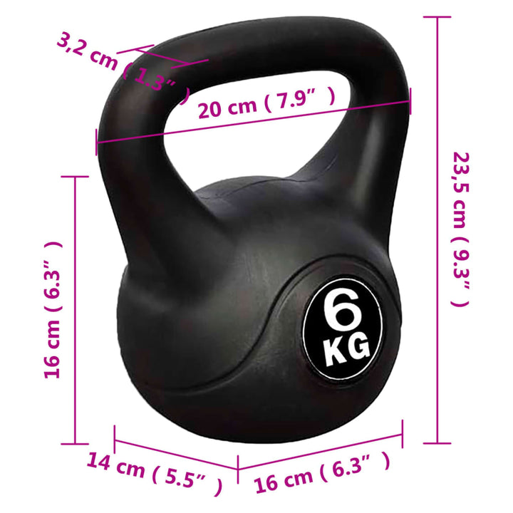 Greutate Tip Bilă Cu Mâner Kettlebell