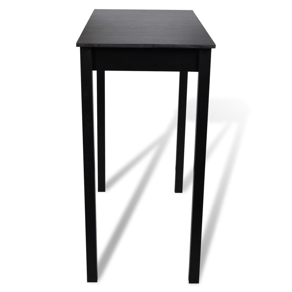 Masă De Bar Cu 4 Scaune De Bar, Negru