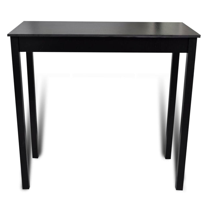 Masă De Bar Cu 4 Scaune De Bar, Negru