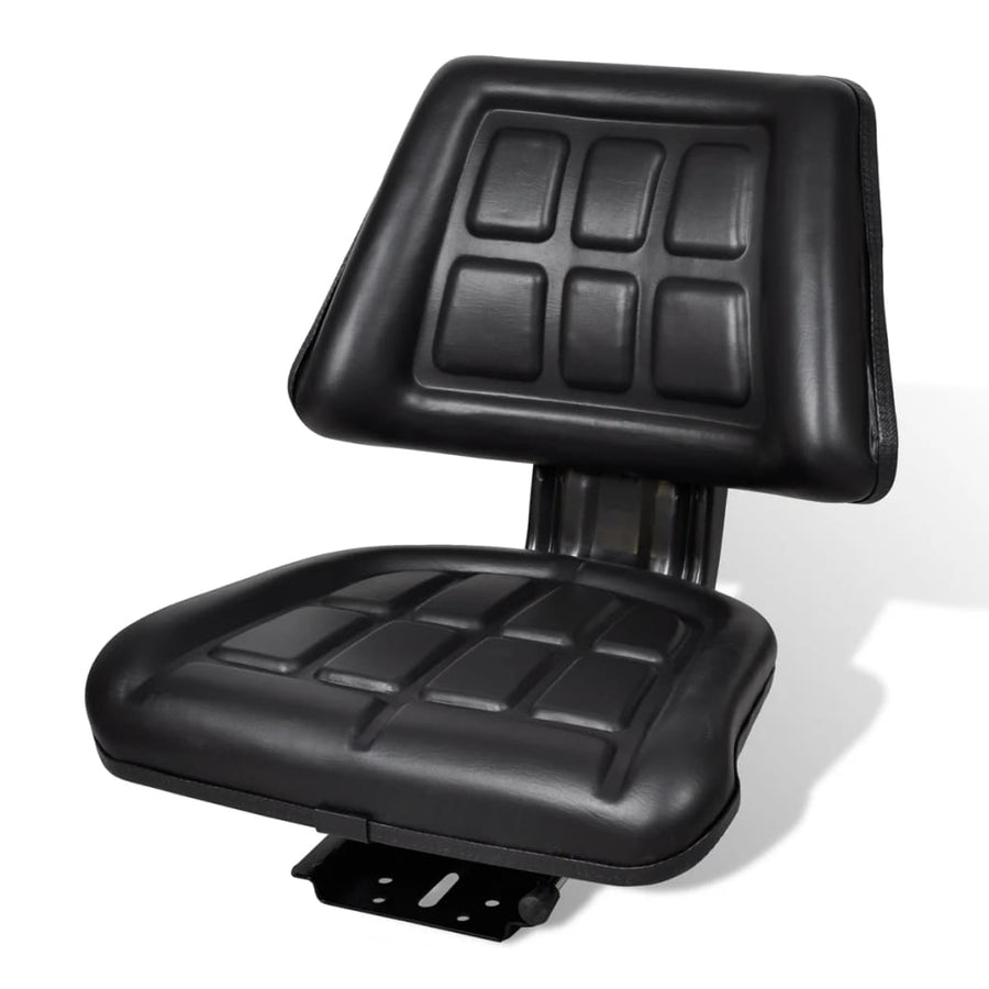 Scaun De Tractor Cu Spătar, Negru