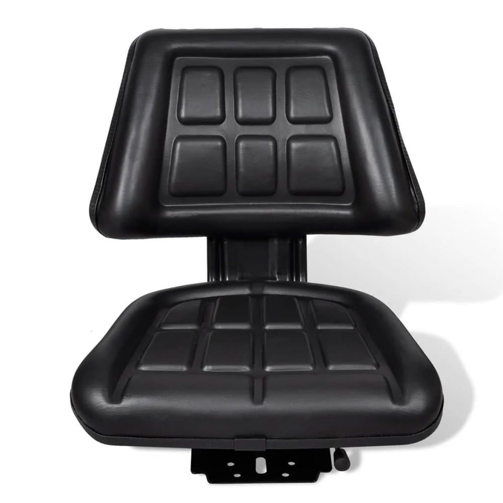 Scaun De Tractor Cu Spătar, Negru