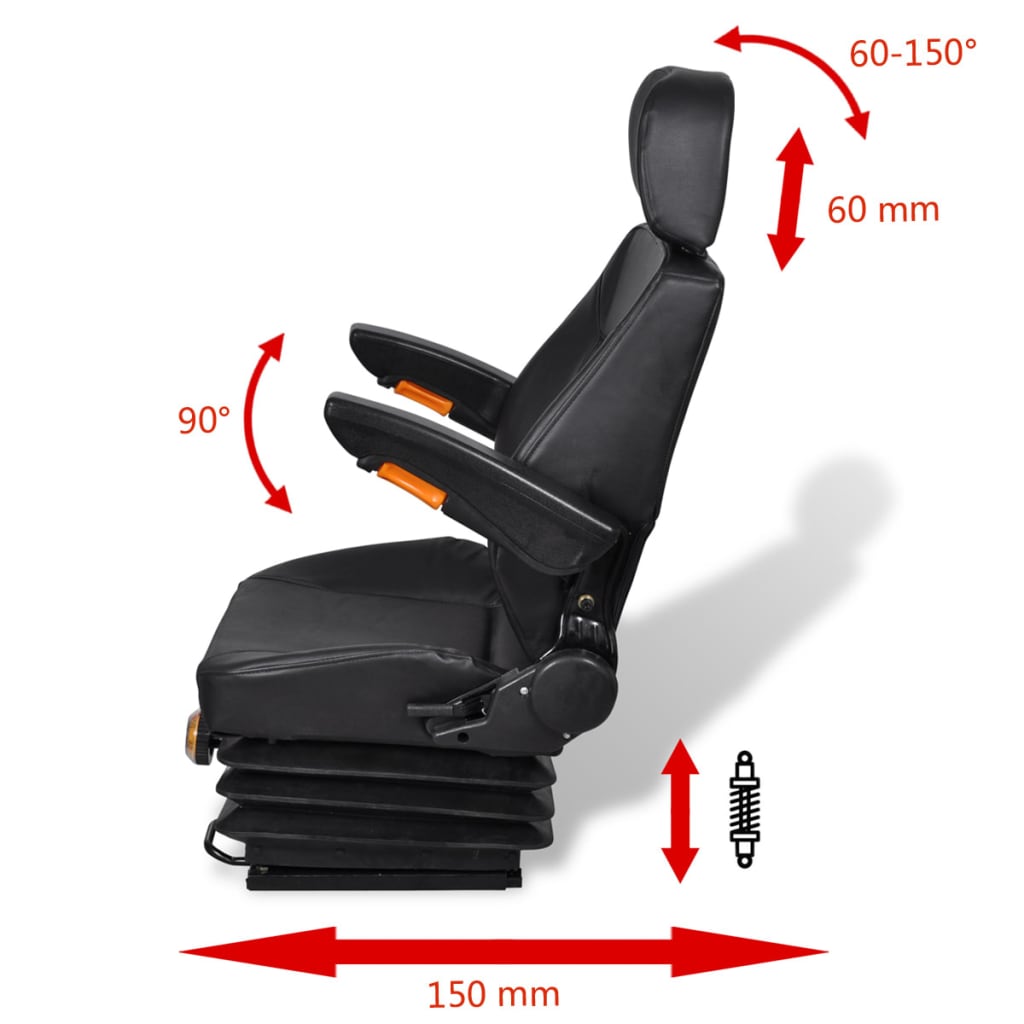 Scaun De Tractor Cu Suspensie