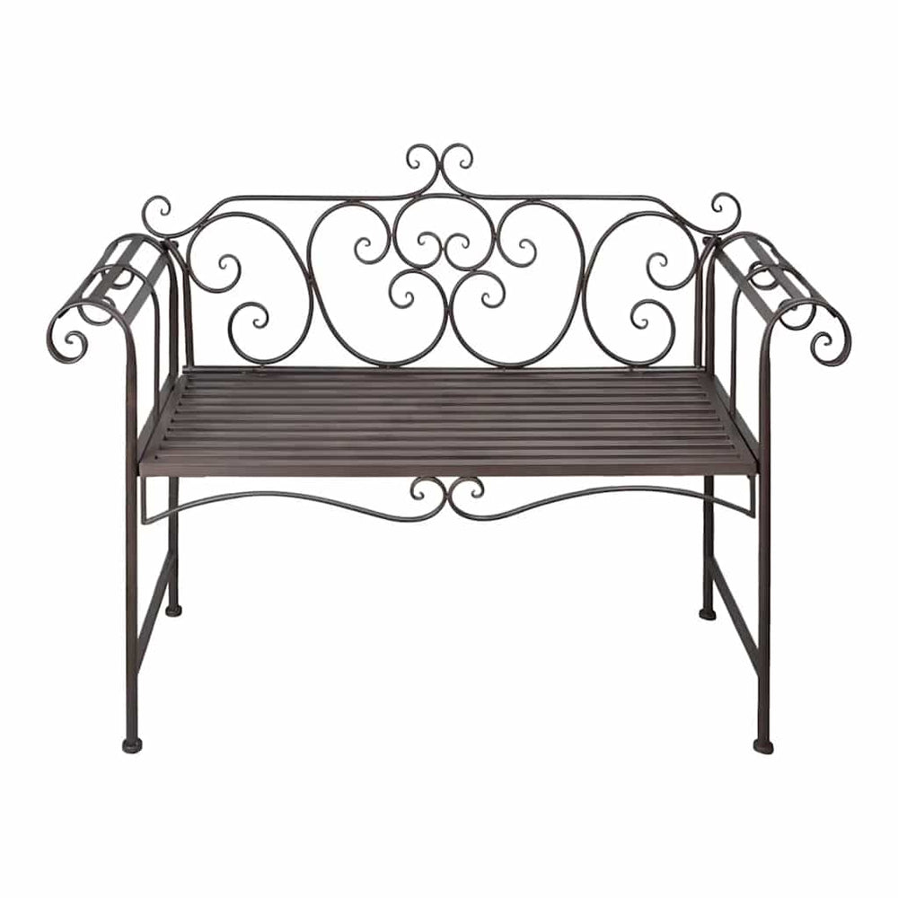 Bancă De Grădină, Învechit, 132 Cm, Oțel