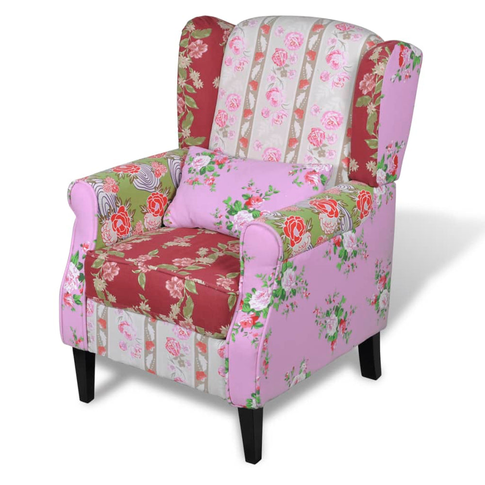 Fotoliu Cu Design Petice, Material Textil