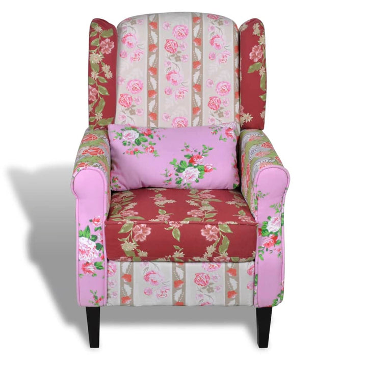 Fotoliu Cu Design Petice, Material Textil