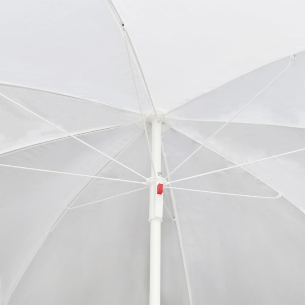 Pat De Grădină Cu Umbrelă De Soare, Negru, Poliratan