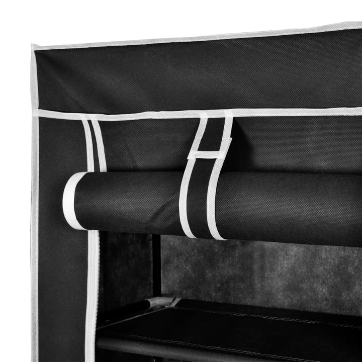 Dulap Pantofi Material Textil Cu Capac, , 57X 29X162 Cm