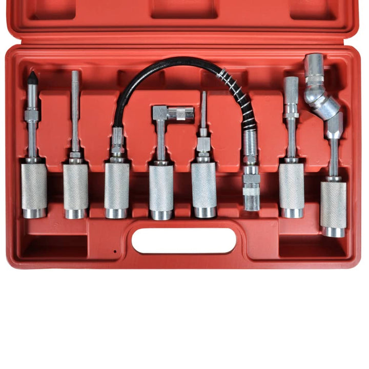 Set Pistol Lubrifiere Cu Adaptator Și Varfuri 7 Buc