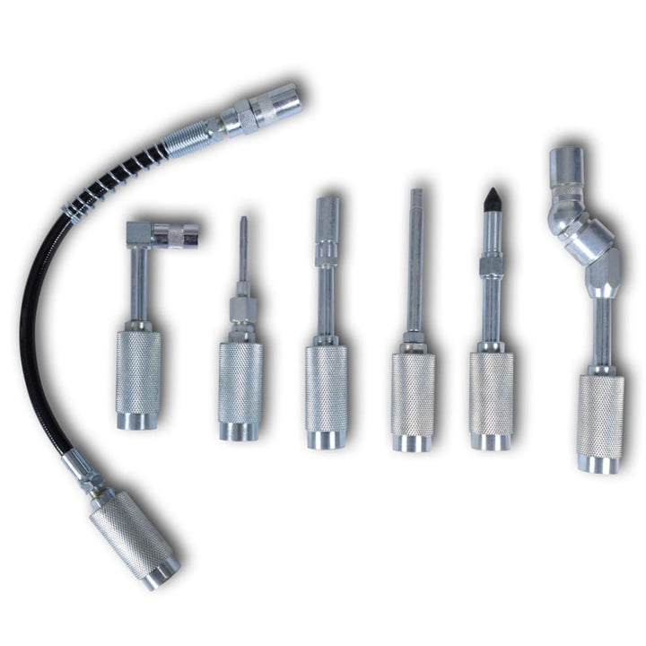 Set Pistol Lubrifiere Cu Adaptator Și Varfuri 7 Buc
