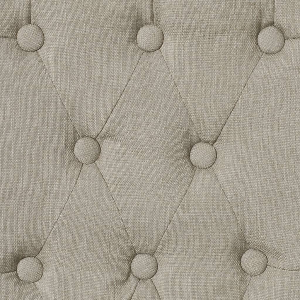 Scaune De Bucătărie, 4 Buc., Cafeniu, Material Textil