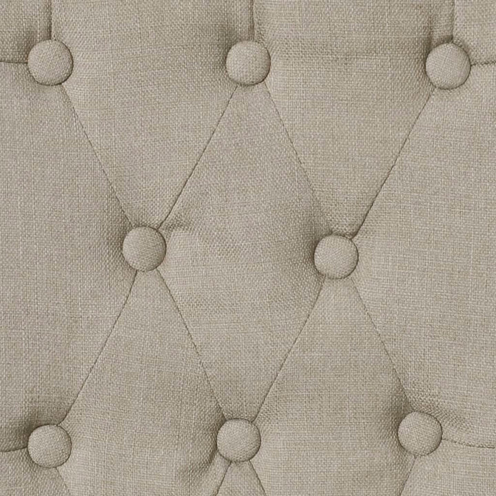 Scaune De Bucătărie, 4 Buc., Cafeniu, Material Textil
