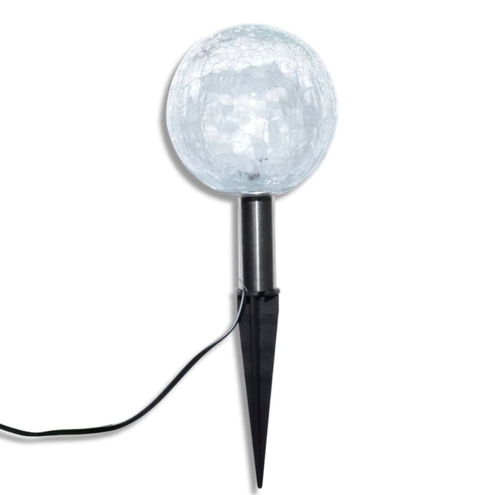 Lămpi Solare Grădină Cu Led, 3 Buc., Țăruși & Panouri Solare