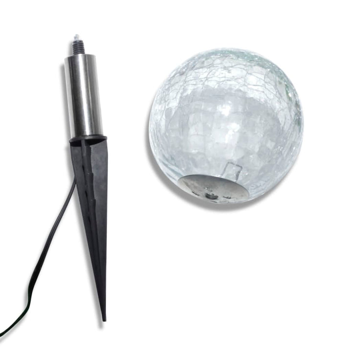 Lămpi Solare Grădină Cu Led, 3 Buc., Țăruși & Panouri Solare
