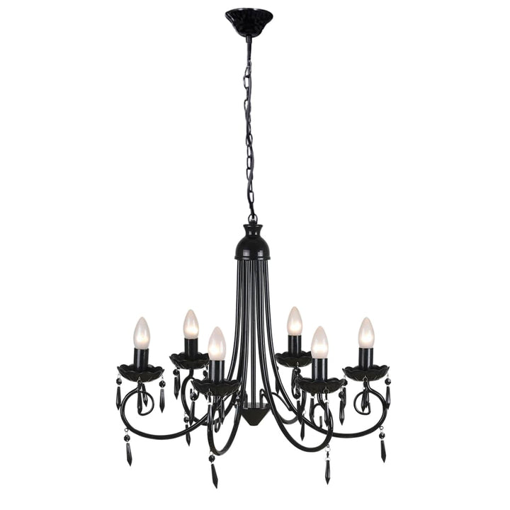 Lampă De Tavan Candelabru Elegant 6 Fasunguri Pentru Becuri