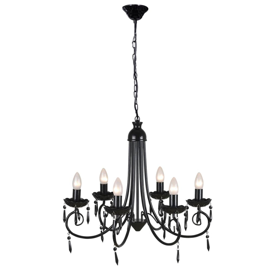 Lampă De Tavan Candelabru Elegant 6 Fasunguri Pentru Becuri