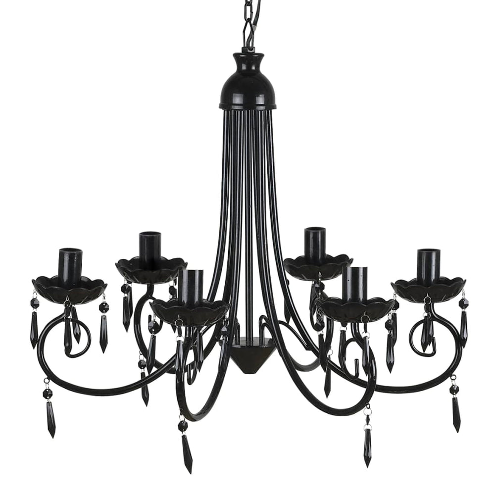 Lampă De Tavan Candelabru Elegant 6 Fasunguri Pentru Becuri