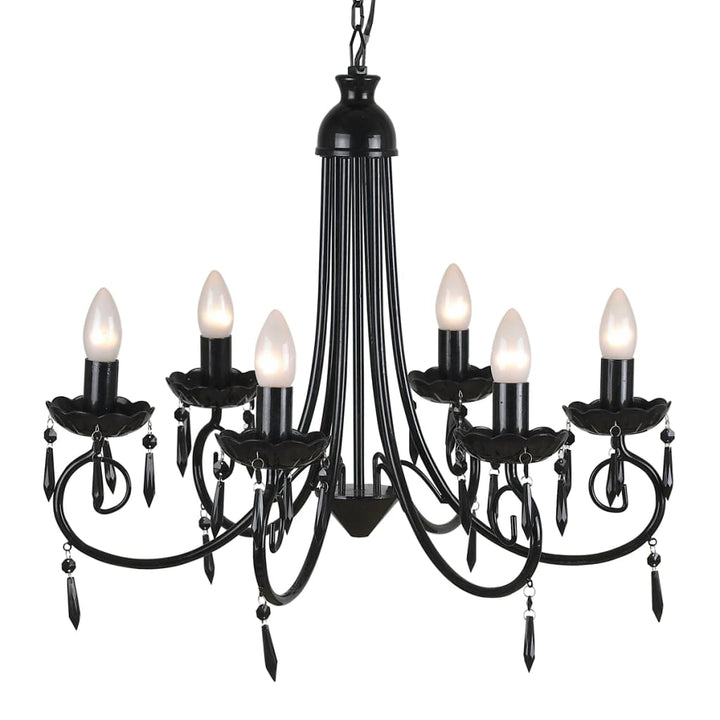 Lampă De Tavan Candelabru Elegant 6 Fasunguri Pentru Becuri