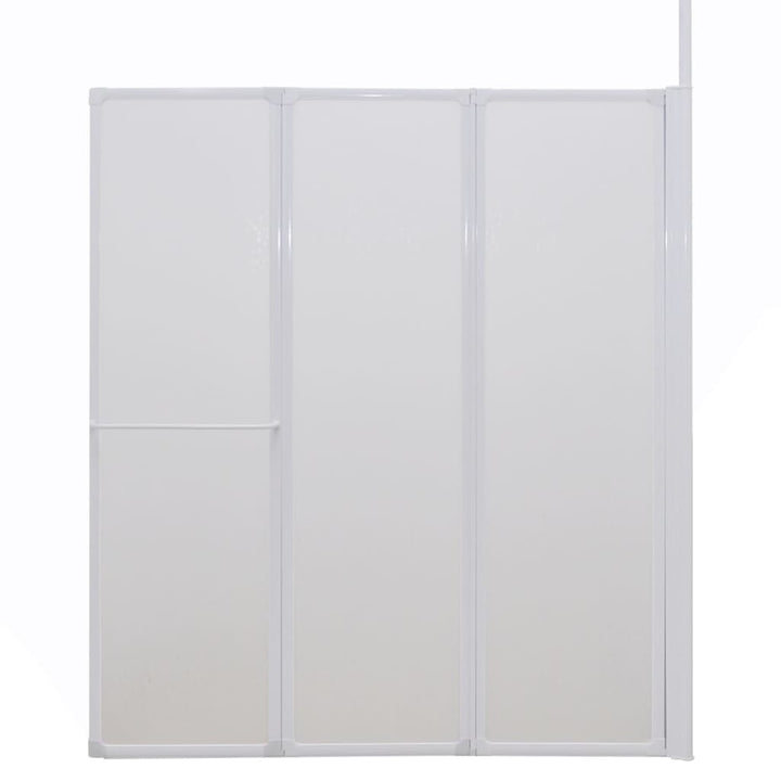 Paravan Cadă Duș În Formă De L 70X120X137 Cm 4 Panouri Pliabil