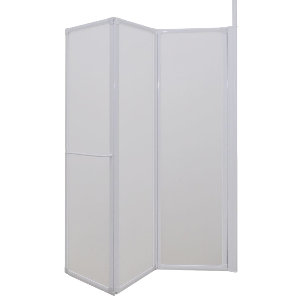 Paravan Cadă Duș În Formă De L 70X120X137 Cm 4 Panouri Pliabil