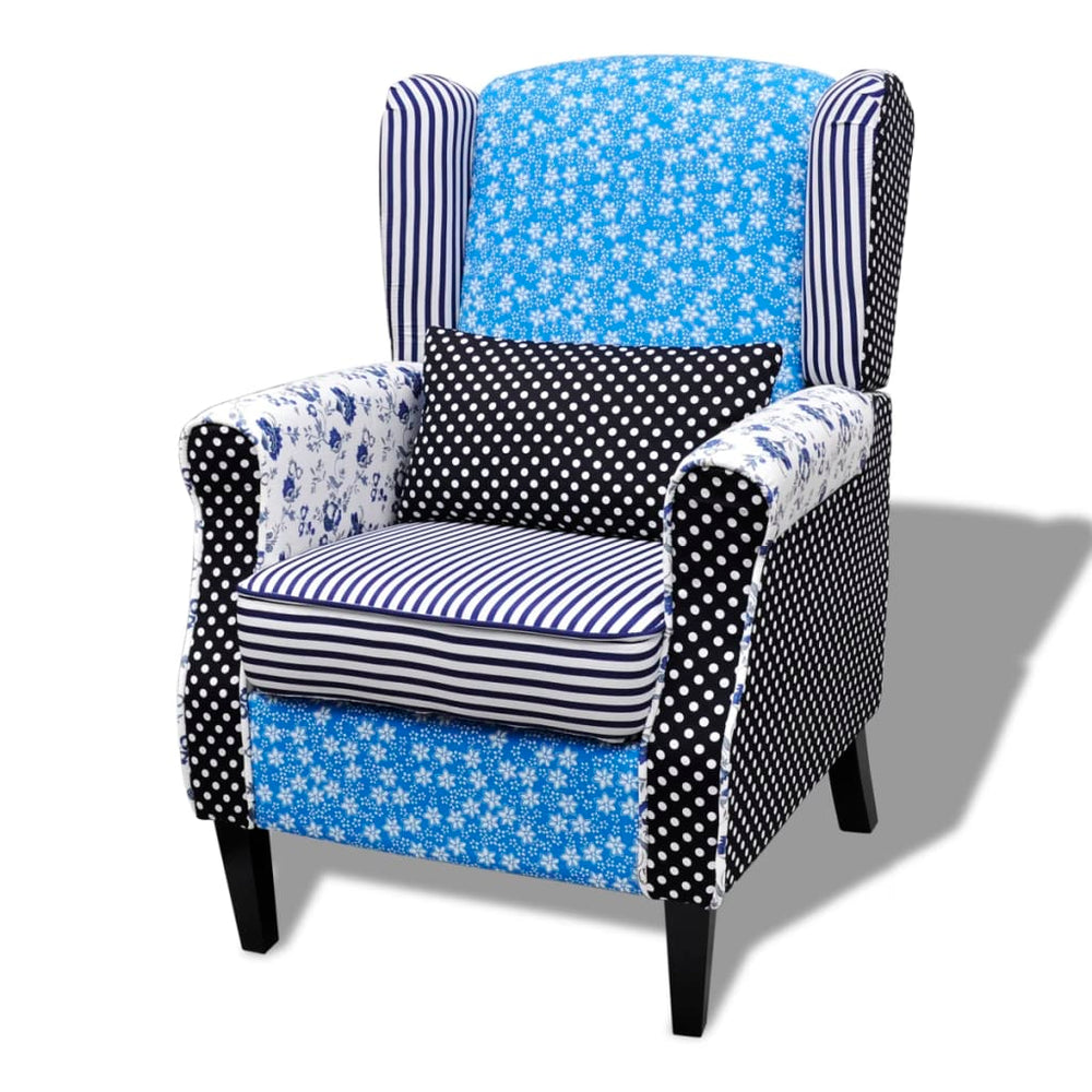 Fotoliu, Design Mozaic, Material Textil