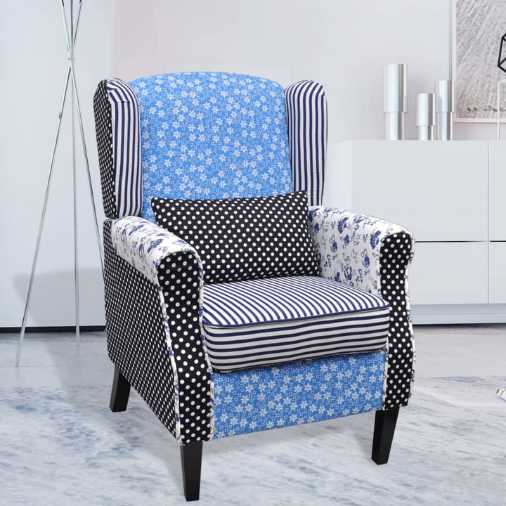 Fotoliu, Design Mozaic, Material Textil