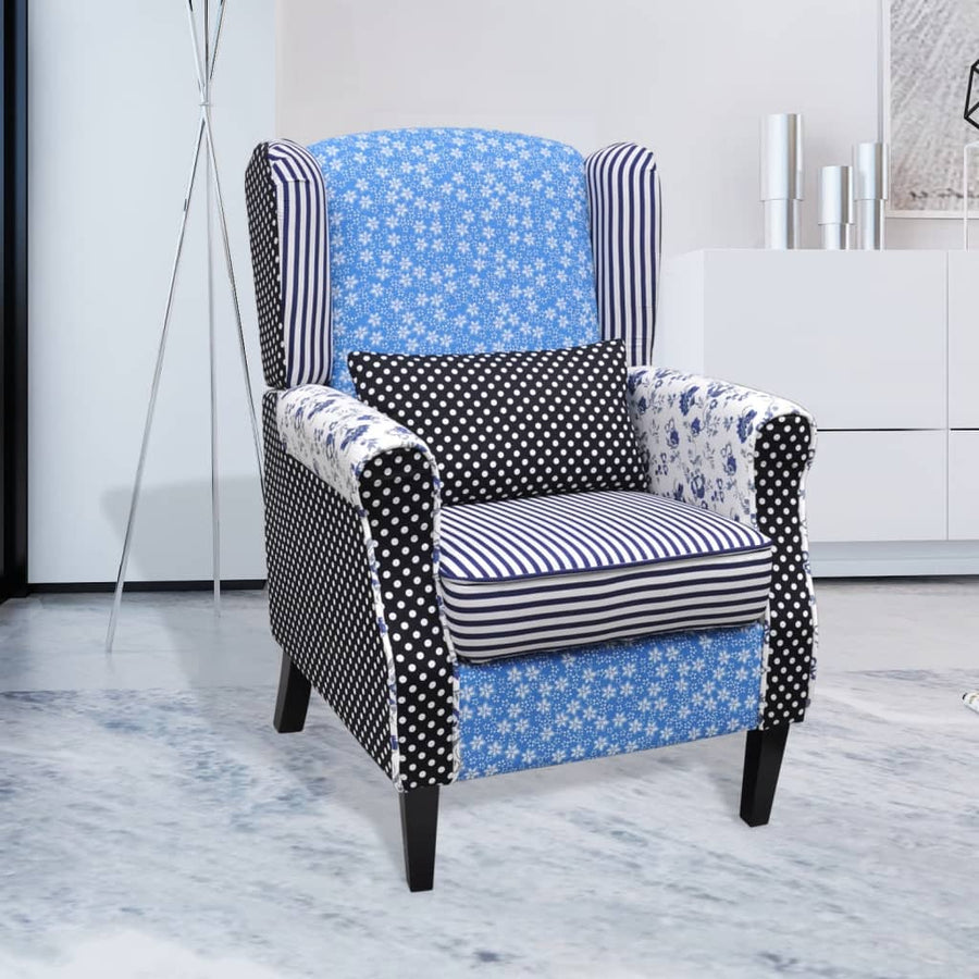 Fotoliu, Design Mozaic, Material Textil