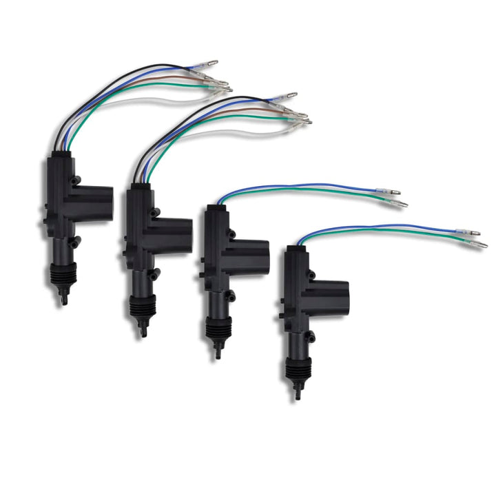 Set Închidere Ușă Auto Cu 2 Telecomenzi&4 Motoare 12V Universal