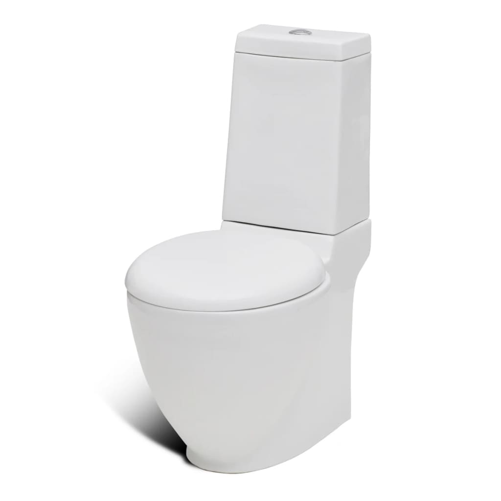 Set De Toaletă & Bideu, Alb, Ceramică