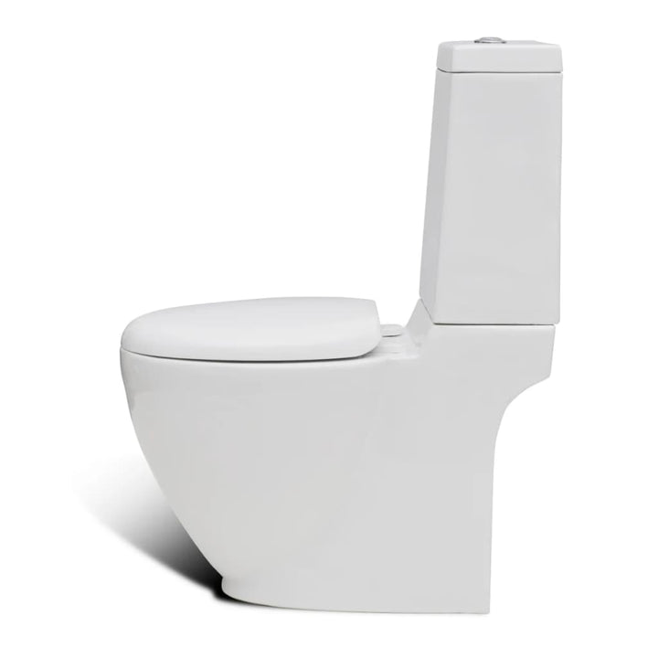 Set De Toaletă & Bideu, Alb, Ceramică