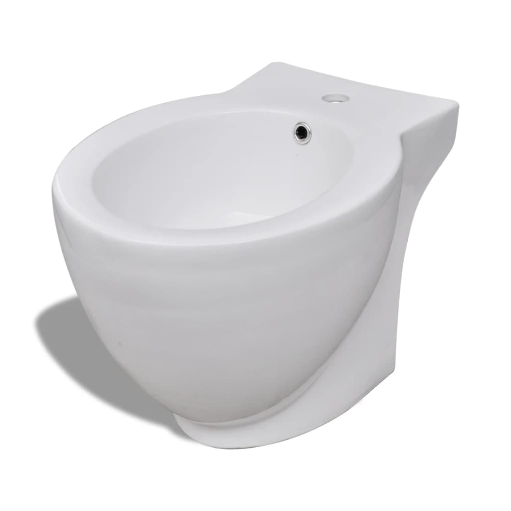 Set De Toaletă & Bideu, Alb, Ceramică