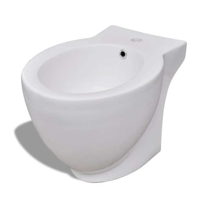 Set De Toaletă & Bideu, Alb, Ceramică