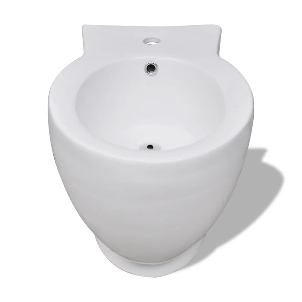Set De Toaletă & Bideu, Alb, Ceramică