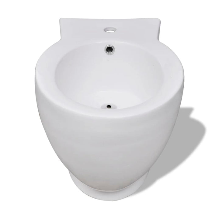 Set De Toaletă & Bideu, Alb, Ceramică