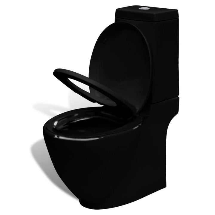 Set De Toaletă & Bideu, Negru, Ceramică