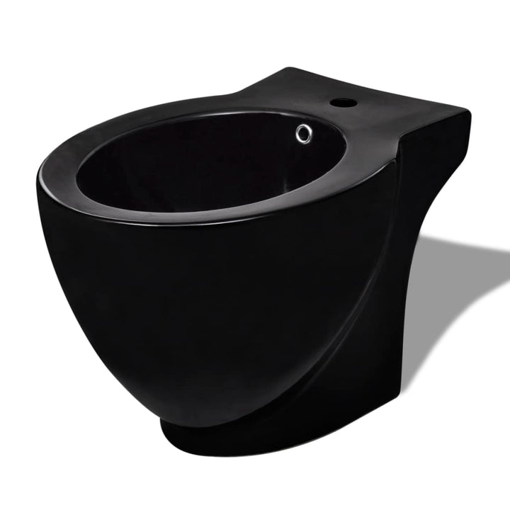 Set De Toaletă & Bideu, Negru, Ceramică
