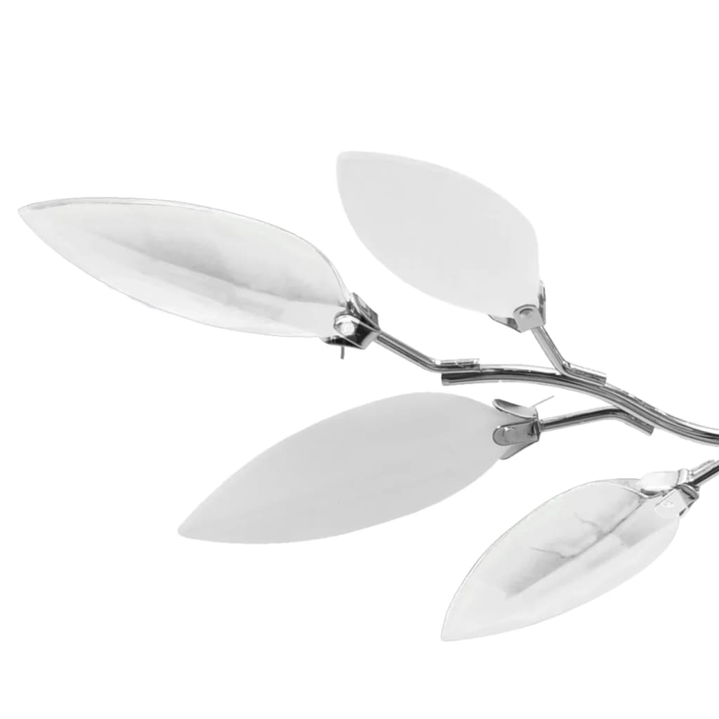 Lustră Cu Frunze Cristal Acrilic, /Transparent, Pentru 3 Becuri E14