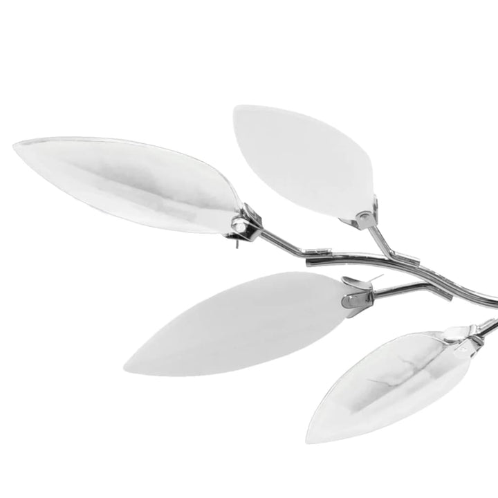 Lustră Cu Frunze Cristal Acrilic, /Transparent, Pentru 3 Becuri E14
