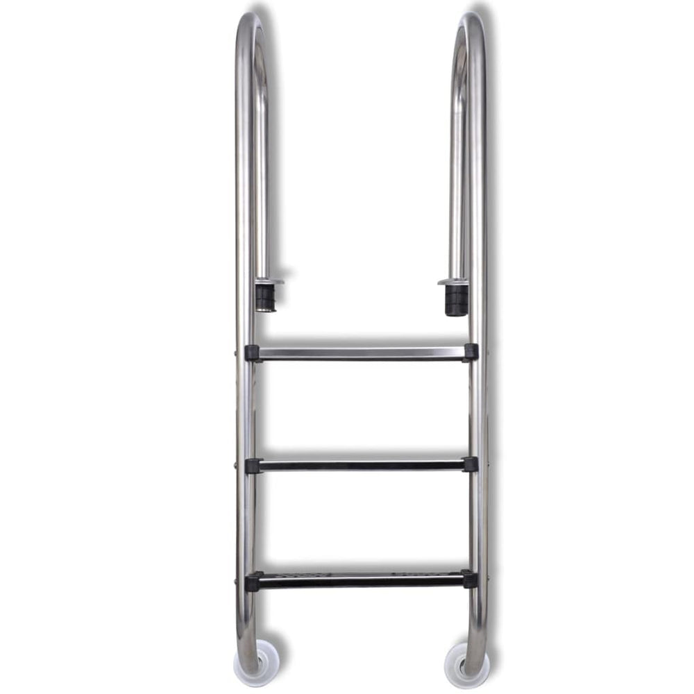 Scară Pentru Piscină Cu 3 Trepte, 120 Cm, Oțel Inoxidabil 304