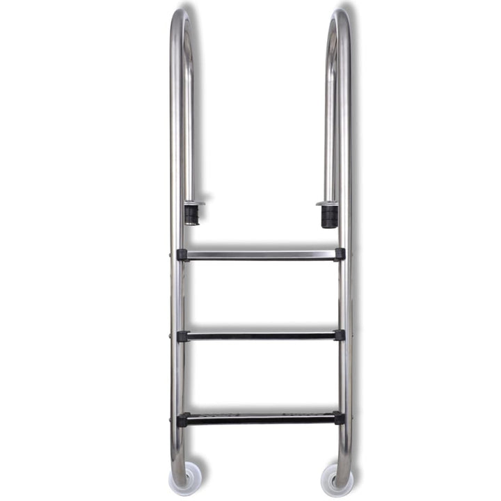 Scară Pentru Piscină Cu 3 Trepte, 120 Cm, Oțel Inoxidabil 304