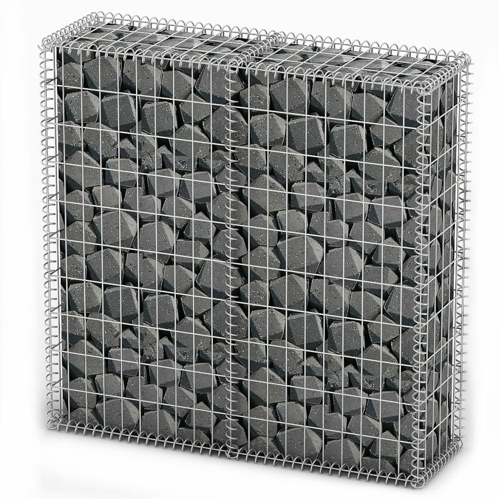 Coș Gabion Cu Capace, Sârmă Galvanizată,
